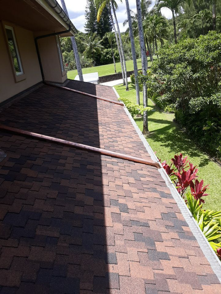 Rain Gutter Installation and Rain Gutter Maintenance in Maui Hawaii